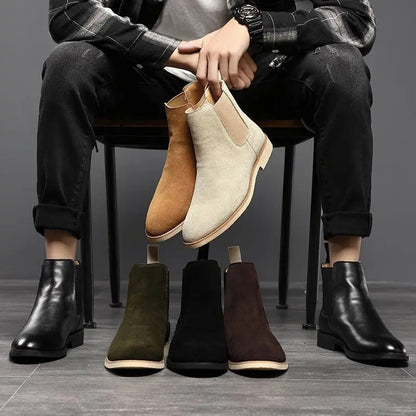 MaisonNox® | Suède Chelsea Boots