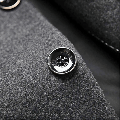 MaisonNox® | Herenjas Slim Fit met Mandarijnkraag en Tijdloze Elegantie voor Koude Dagen