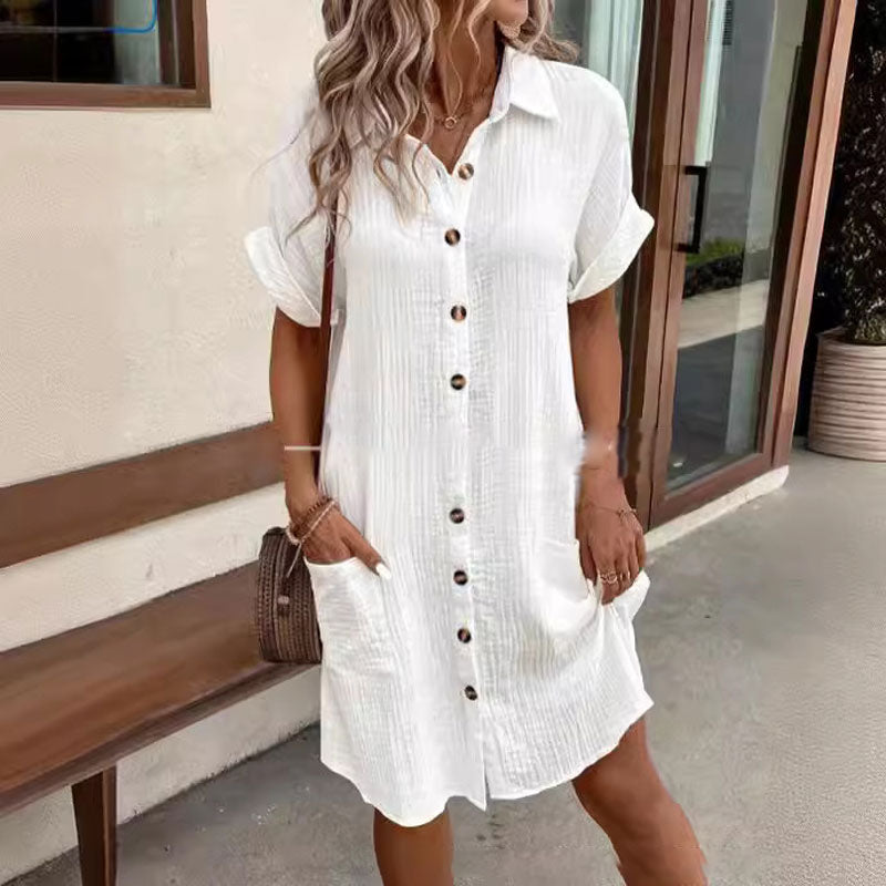 maisonnox® | Elegante Damesjurkje met Knoopjes