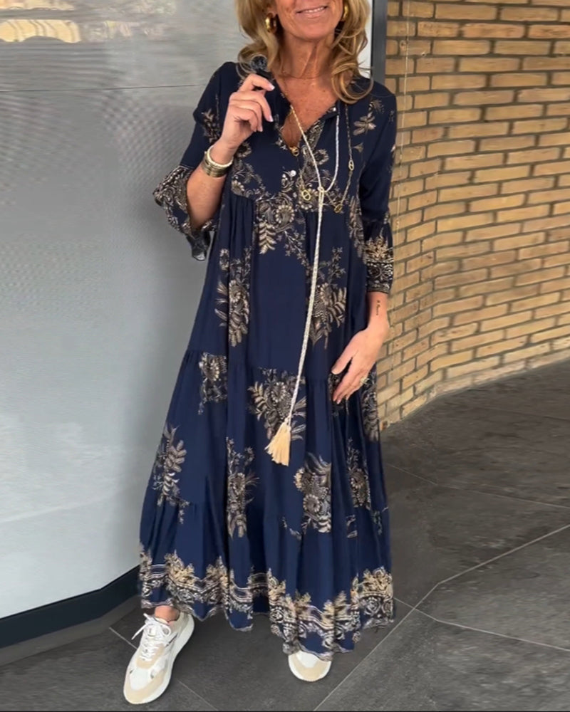 MaisonNox® | Vintage Jurk voor Dagelijkse Elegantie en Moeiteloze Stijl