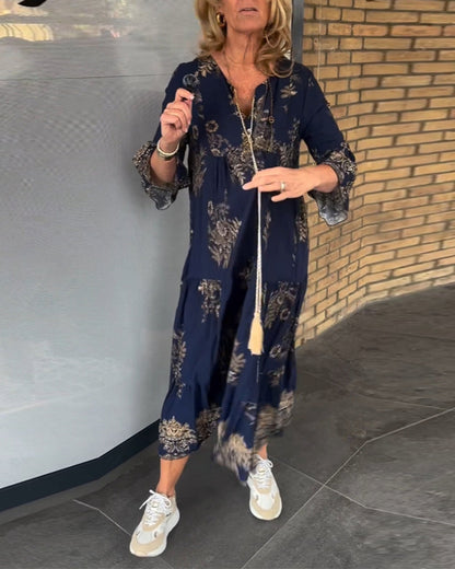 MaisonNox® | Vintage Jurk voor Dagelijkse Elegantie en Moeiteloze Stijl