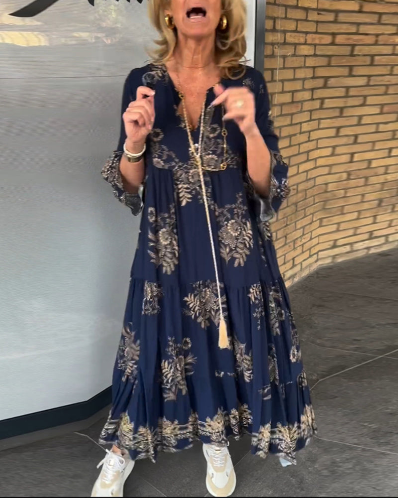 MaisonNox® | Vintage Jurk voor Dagelijkse Elegantie en Moeiteloze Stijl
