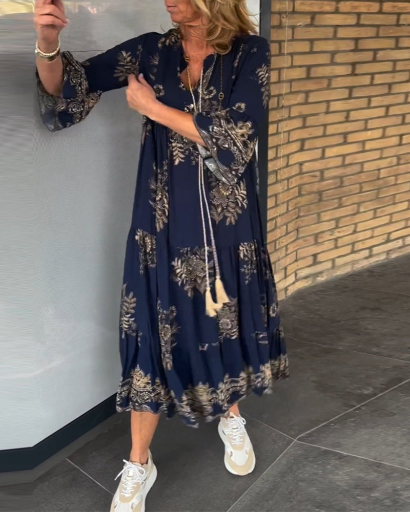 MaisonNox® | Vintage Jurk voor Dagelijkse Elegantie en Moeiteloze Stijl