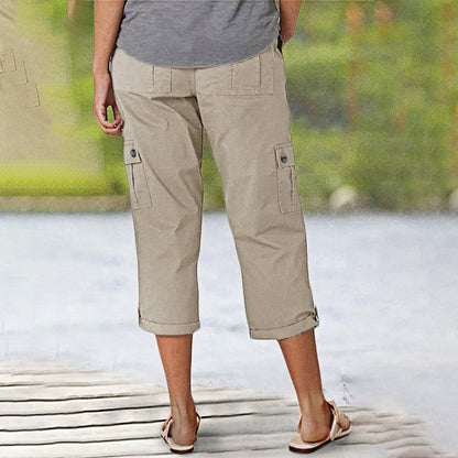 MaisonNox® | Capri Broek met Meerdere Zakken en Comfortabele Pasvorm voor Maximale Bewegingsvrijheid
