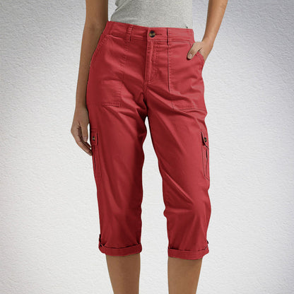 MaisonNox® | Capri Broek met Meerdere Zakken en Comfortabele Pasvorm voor Maximale Bewegingsvrijheid