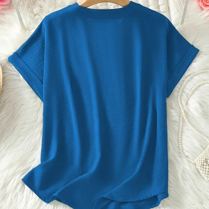 maisonnox® | Losvallende effen blouse