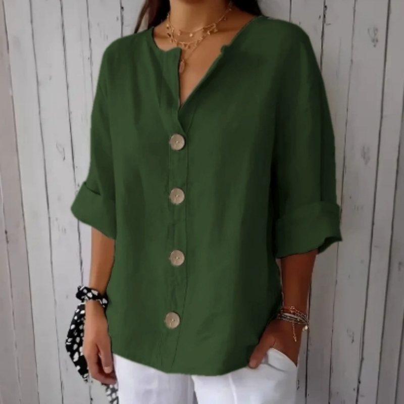 maisonnox® | Dames Losvallende Modieuze Blousetop  (TIJDELIJK 1+1 GRATIS!)