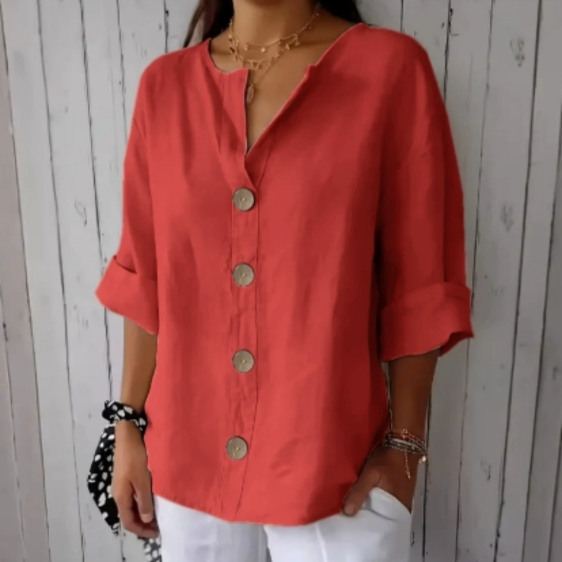 maisonnox® | Dames Losvallende Modieuze Blousetop  (TIJDELIJK 1+1 GRATIS!)