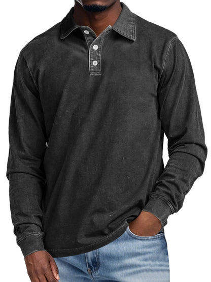 MaisonNox®| Retro Polo met Lange Mouwen – Elegantie en Dagelijks Comfort